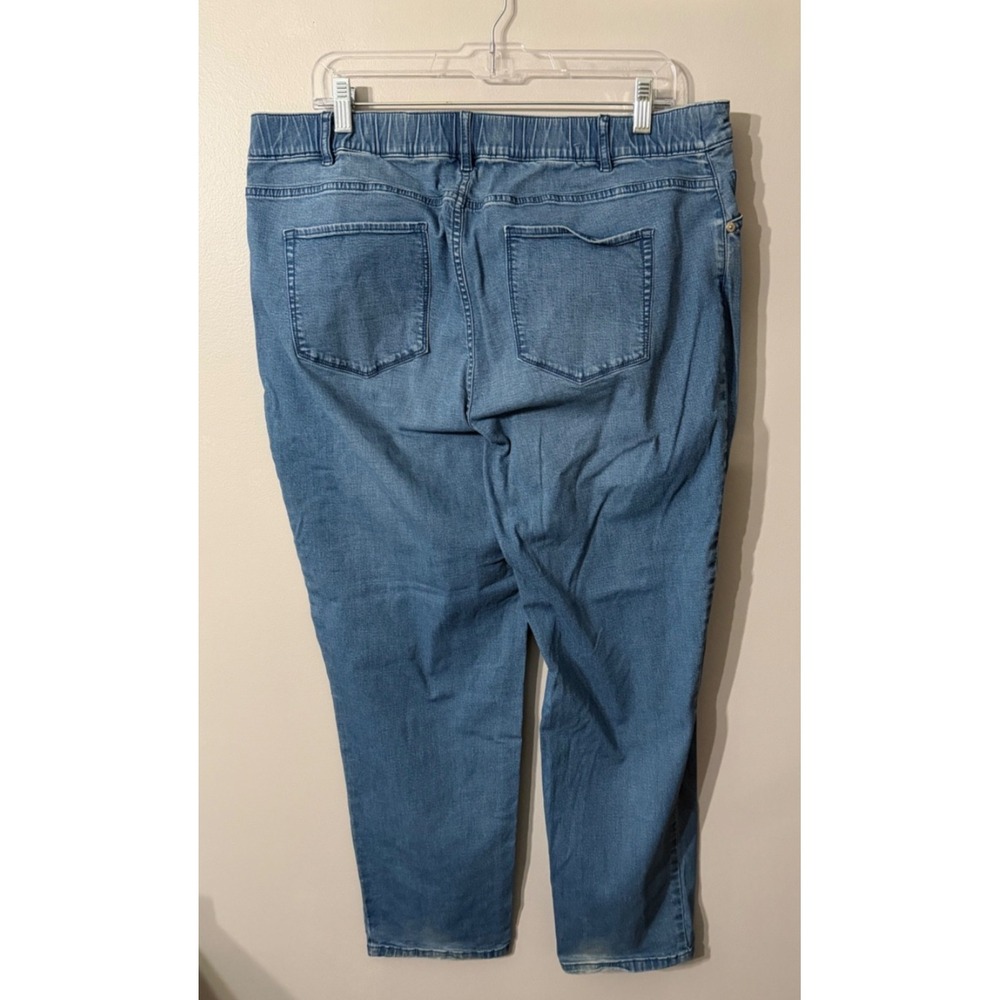 J‎ Jill Jeans Womens Tried & True Fit Straight Leg Med Wash Denim Sz 18 - Picture 3 of 10